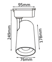 Светильник на шине Crystal Lux CLT 0.31 006 30W BL Купить Светильник на шине Crystal Lux CLT 0.31 006 30W BL