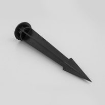 Фото Грунтовый светильник Elektrostandard Колышек для установки в грунт 35145/S черный, Арт. a057922, 