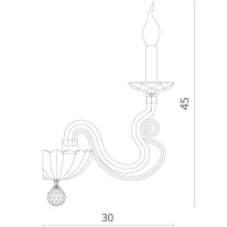 Бра Divinare 8825/03 AP-1 в интернет магазине Гет Лайт