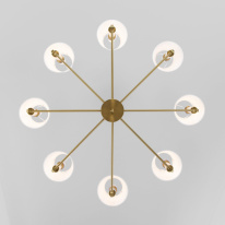 Купить Люстра на штанге Eurosvet 60145/8 латунь