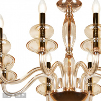 Цена на Подвесная люстра iLamp P9448-8 Gold