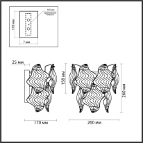 Купить Бра LUMION 6529/2W