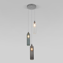 Каскадная люстра Eurosvet 50252/3 хром в интернет магазине Гет Лайт