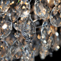 Цена на Каскадная люстра Eurosvet 10080/6 хром/прозрачный хрусталь Strotskis