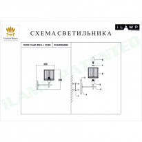 Бра iLamp W9514-1 NIC Купить Бра iLamp W9514-1 NIC