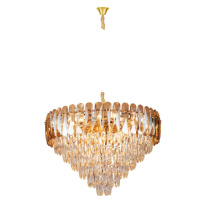 Каскадная люстра AM Group SPARKLY D800V GOLD Фото Каскадная люстра AM Group SPARKLY D800V GOLD