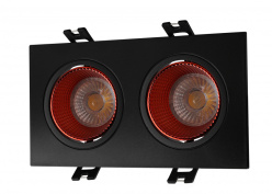 Фото Встраиваемый светильник Denkirs DK3072-BK+RD