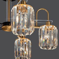 Люстра на штанге Eurosvet 70090/5 черный Купить Люстра на штанге Eurosvet 70090/5 черный