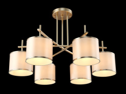 Люстра на штанге Crystal Lux SERGIO PL6 GOLD Цена на Люстра на штанге Crystal Lux SERGIO PL6 GOLD