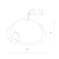 Купить Встраиваемый светильник ARTE Lamp A7016PL-1WH