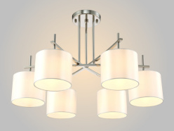 Люстра на штанге Crystal Lux SERGIO PL6 NICKEL Купить с доставкой по Москве и России Люстра на штанге Crystal Lux SERGIO PL6 NICKEL
