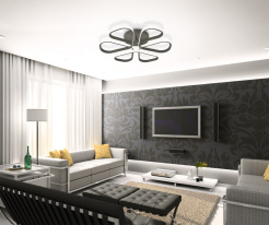 Купить с доставкой по Москве и России Накладная люстра Natali Kovaltseva HIGH-TECH LED LAMPS 82027