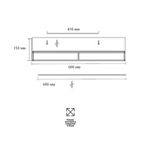 Купить с доставкой по Москве и России Накладной светильник Sonex 7723/100L
