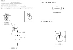 Бра Crystal Lux ANDRES AP1 BRONZE/TRANSPARENTE в интернет магазине Гет Лайт