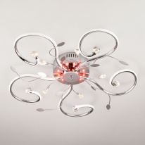 Цена на Накладная люстра Eurosvet 90129/5 хром