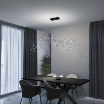 Купить Подвесная люстра Eurosvet 90168/14 черный жемчуг