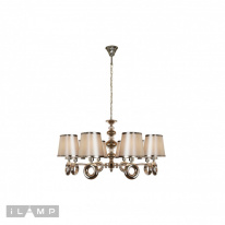 Подвесная люстра iLamp P2401-8 Nickel в интернет магазине Гет Лайт