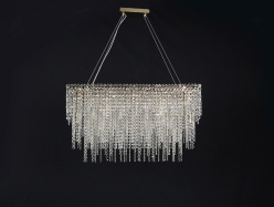 Фото Каскадная люстра Newport 10909+9/C gold