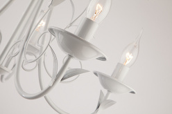 Цена на Подвесная люстра Eurosvet 60050/5 глянцевый белый