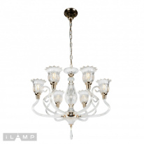 Купить с доставкой по Москве и России Подвесная люстра iLamp P2326-6 GD