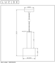 Купить с доставкой по Москве и России Подвесной светильник LUCIDE 45471/01/30