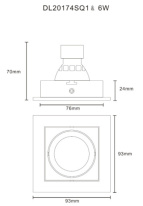 Купить Встраиваемый светильник Donolux DL20174SQ1W
