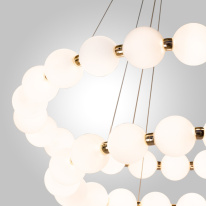 Подвесная люстра AM Group PEARL-D800+600 FGD Подвесная люстра AM Group PEARL-D800+600 FGD в интернет магазине Гет Лайт