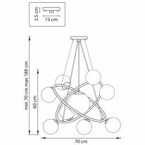 Цена на Подвесная люстра Lightstar 815390