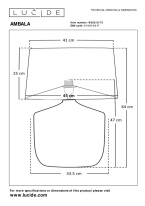 Купить Настольная лампа LUCIDE 10552/81/73