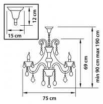Цена на Подвесная люстра Lightstar 710082