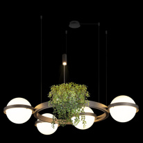 Цена на Подвесной светильник LOFT IT 10121/4 Dark grey