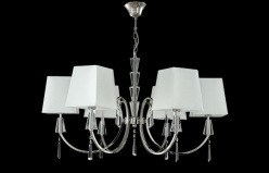 Купить с доставкой по Москве и России Подвесная люстра Crystal Lux MARSELA SP-PL6 NICKEL