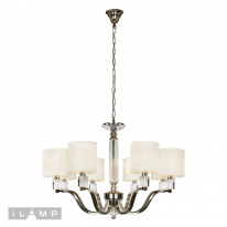 Подвесная люстра iLamp P2337-8 nic в интернет магазине Гет Лайт