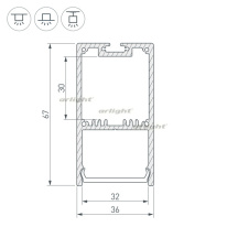 Цена на Профиль Arlight 019299