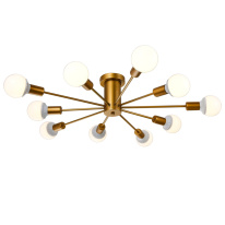 Фото Люстра на штанге Natali Kovaltseva LOFT 79014/10С GOLD