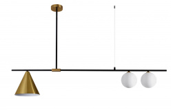 Люстра на штанге Moderli V4010-3P Фото Люстра на штанге Moderli V4010-3P