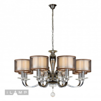 Подвесная люстра iLamp RM16001/8CR Фото Подвесная люстра iLamp RM16001/8CR