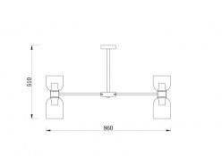 Цена на Люстра на штанге Freya FR5203PL-16CH1