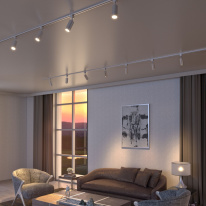 Светильник на шине Elektrostandard Svit GU10 хром матовый (MRL 1013) однофазный в интернет магазине Гет Лайт