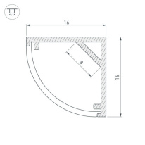 Цена на Профиль Arlight 037117