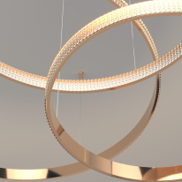 Купить с доставкой по Москве и России Подвесная люстра Eurosvet 90275/5 медный Smart