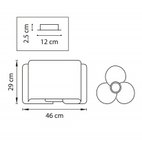 Купить с доставкой по Москве и России Накладная люстра Lightstar 811030