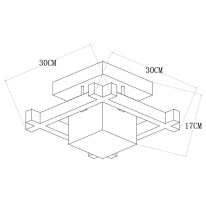 Цена на Накладной светильник ARTE Lamp A8252PL-1BR
