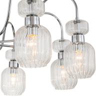 Купить Люстра на штанге Escada 1141/8PL Chrome/Clear