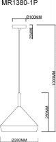 Подвесной светильник MyFar MR1380-1P Купить Подвесной светильник MyFar MR1380-1P