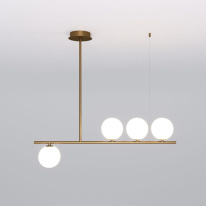 Фото Люстра на штанге Eurosvet 70136/4 латунь