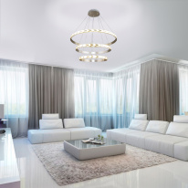 Подвесной светильник Eurosvet 90163/3 сатин-никель в интернет магазине Гет Лайт