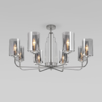 Фото Люстра на штанге Eurosvet 60138/8 сатин-никель