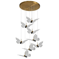 Фото Каскадная люстра Natali Kovaltseva LED LAMPS 81364 GOLD