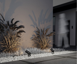 Купить с доставкой по Москве и России Грунтовый светильник Maytoni O050FL-L5GF3K